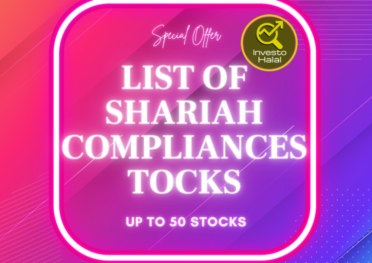 The list of 50 shariah & None Shariah compliance stocks